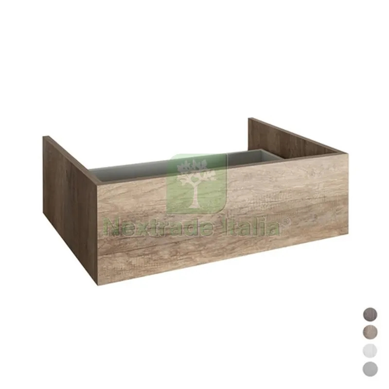BASE 1 CASSETTO MOD. UNIKA cm 70x45,5xH.25 Olmo Cemento — Cemento, malte e collanti edili — rif. FERX.DIA142-LUK107-CE070