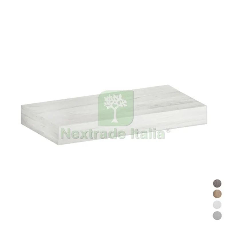 Mensola per Lavabo MOD. Unika H 10 cm 60x46xH.10 Olmo Bianco — Arredo — rif. FERX.DIA142-LUK110-BI060