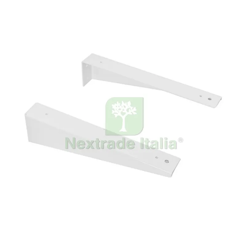 2 PZ REGGIMENSOLA A SCOMPARSA PER MENSOLA UNIKA L. 35,5 cm — Mensole e reggimensola — rif. FERX.DIA142-LUK112