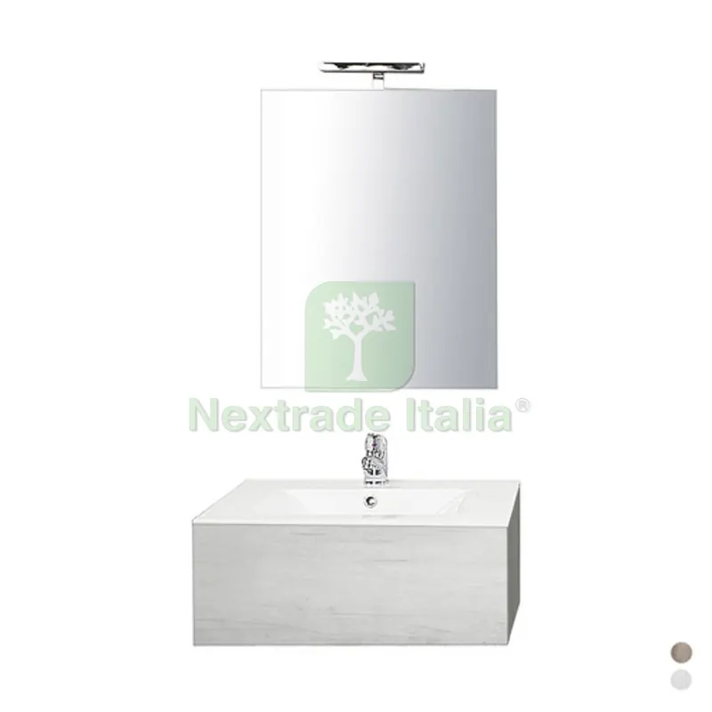 MOBILE BAGNO SOSPESO DA 70 MOD. UNIKA Olmo Bianco — Accessori bagno — rif. FERX.DIA142-LUK20070-BI MOBILE BAGNO SOSPESO DA 70 MOD. UNIKA Olmo Bianco — Accessori bagno — rif. FERX.DIA142-LUK20070-BI