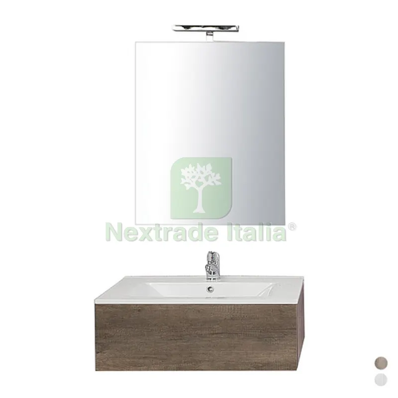 MOBILE BAGNO SOSPESO DA 80 MOD. UNIKA Olmo Naturale — Accessori bagno — rif. FERX.DIA142-LUK20080-NA MOBILE BAGNO SOSPESO DA 80 MOD. UNIKA Olmo Naturale — Accessori bagno — rif. FERX.DIA142-LUK20080-NA