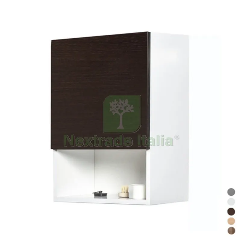 PENSILE AD 1 ANTA E VANO A GIORNO Grigio — Accessori bagno — rif. FERX.DIA142-LUK501-GR PENSILE AD 1 ANTA E VANO A GIORNO Grigio — Accessori bagno — rif. FERX.DIA142-LUK501-GR