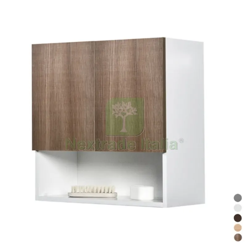 PENSILE A 2 ANTE E VANO A GIORNO Bianco — Accessori bagno — rif. FERX.DIA142-LUK502-BI PENSILE A 2 ANTE E VANO A GIORNO Bianco — Accessori bagno — rif. FERX.DIA142-LUK502-BI