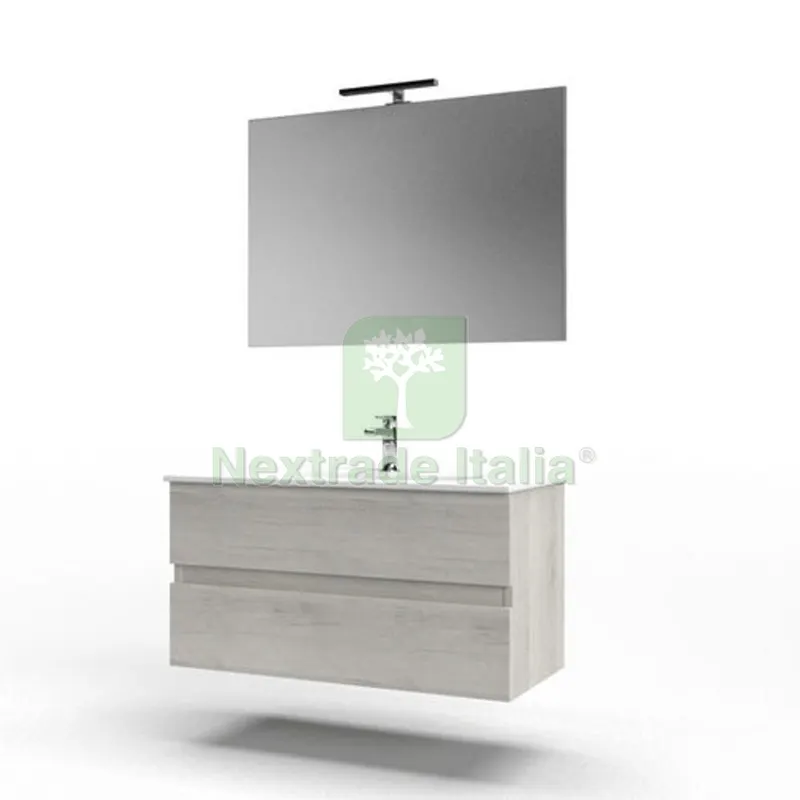 MOBILE BAGNO SOSPESO MOD. STILE L. 100 CM Quercia/Rovere Naturale — Accessori bagno — rif. FERX.DIA142-MSA100-QN MOBILE BAGNO SOSPESO MOD. STILE L. 100 CM Quercia/Rovere Naturale — Accessori bagno — rif. FERX.DIA142-MSA100-QN