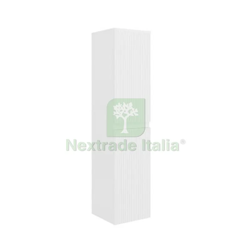 COLONNA SOSPESA MOD. TRIO CANNETTATO H. 130 CM Bianco opaco — Accessori bagno — rif. FERX.DIA142-SRBC13-BM COLONNA SOSPESA MOD. TRIO CANNETTATO H. 130 CM Bianco opaco — Accessori bagno — rif. FERX.DIA142-SRBC13-BM