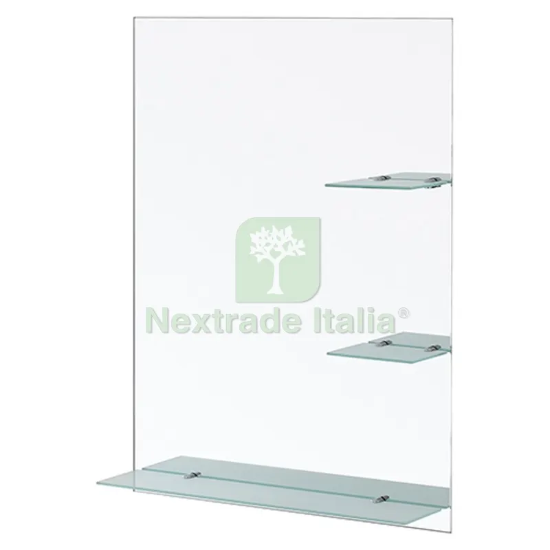 Specchio Rettangolare con Mensole 60X80 LxH 60x80 cm — Arredo — rif. FERX.DIA145-320