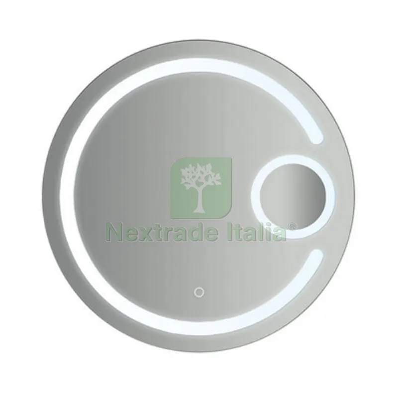 Specchio LED MOD. Emilio Linea Vanitas Diam. 70 cm - sp. 5 mm — Illuminazione — rif. FERX.DIA145-L102 Specchio LED MOD. Emilio Linea Vanitas Diam. 70 cm - sp. 5 mm — Illuminazione — rif. FERX.DIA145-L102