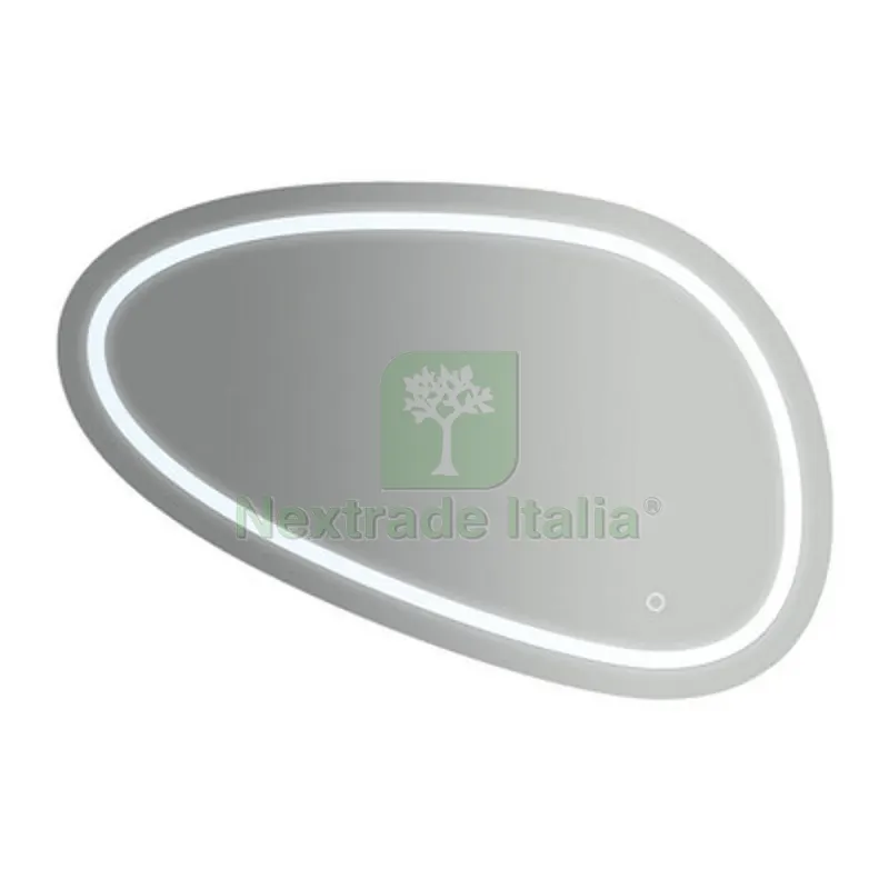 SPECCHIO LED MOD. CESARE LINEA VANITAS cm 80x45 - sp. 5 mm — Illuminazione — rif. FERX.DIA145-L300