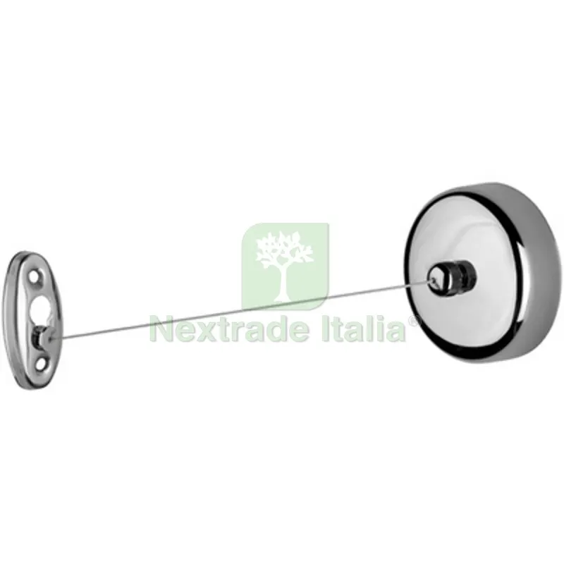 SISTEMA FILO STENDIBIANCHERIA DA HOTEL 230CM Cromo — Stendibiancheria e bucato — rif. FERX.DIA150-2801 SISTEMA FILO STENDIBIANCHERIA DA HOTEL 230CM Cromo — Stendibiancheria e bucato — rif. FERX.DIA150-2801