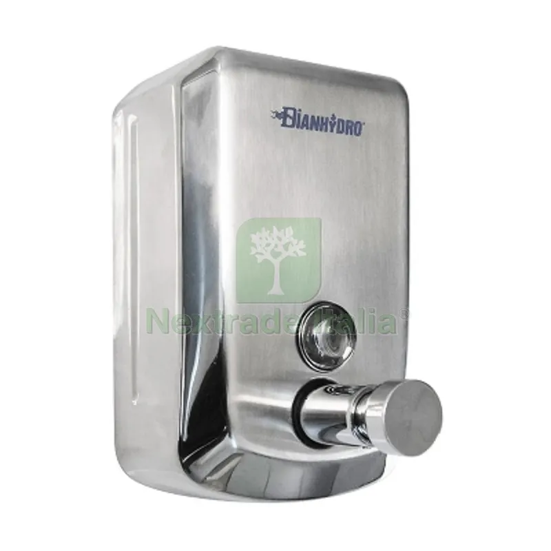 DISPENSER DI SAPONE LIQUIDO VERTICALE Lt. 1,00 — Accessori bagno — rif. FERX.DIA150-402-10 DISPENSER DI SAPONE LIQUIDO VERTICALE Lt. 1,00 — Accessori bagno — rif. FERX.DIA150-402-10