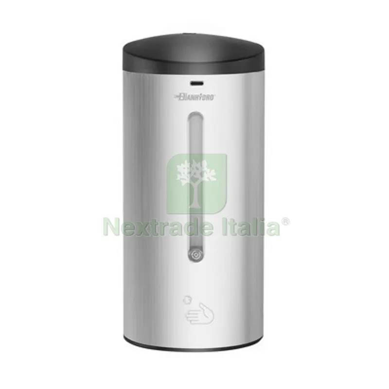 Dispenser Automatico Elettronico di Sapone Igienizzante Seattle mm 100x110x220 - 700 ml — Scarichi e sifoni — rif. FERX.DIA150-4305 Dispenser Automatico Elettronico di Sapone Igienizzante Seattle mm 100x110x220 - 700 ml — Scarichi e sifoni — rif. FERX.DIA150-4305
