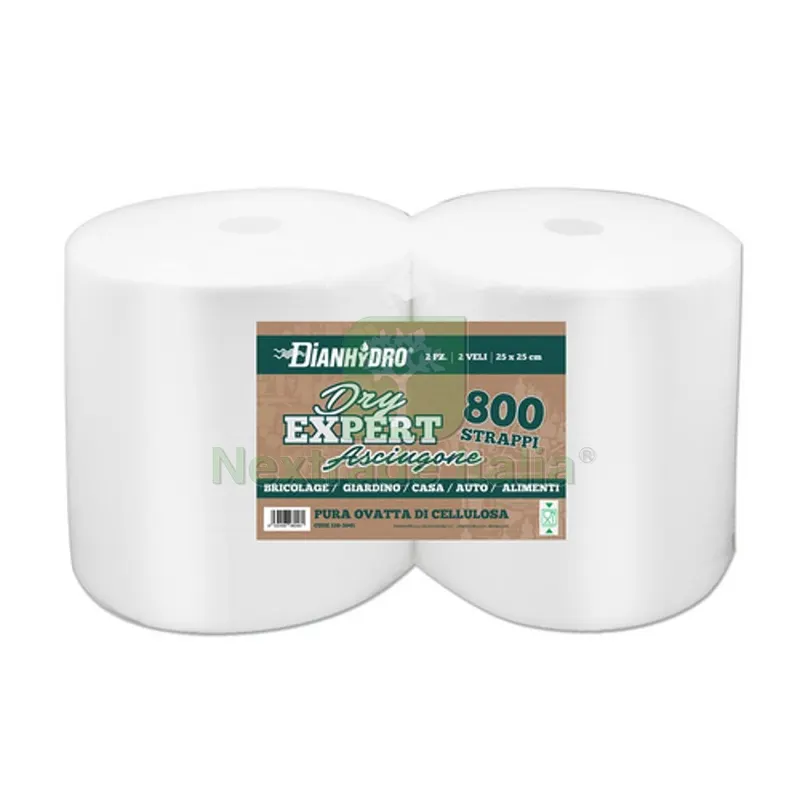 2 PZ Bobina di Carta a Strappo DRY Expert gr 1000x2 — Casalinghi e organizzazione — rif. FERX.DIA150-5041 2 PZ Bobina di Carta a Strappo DRY Expert gr 1000x2 — Casalinghi e organizzazione — rif. FERX.DIA150-5041