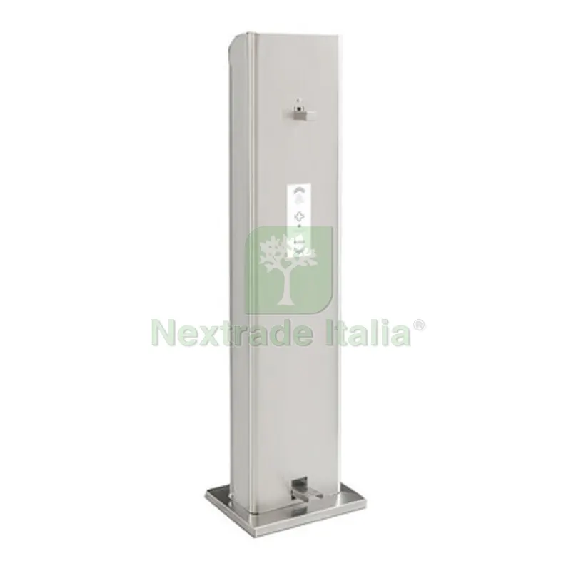 Dispenser Sanitario Igienizzatore a Pedale HxLxP cm 110x25x11 — Scarichi e sifoni — rif. FERX.DIA150-P2025 Dispenser Sanitario Igienizzatore a Pedale HxLxP cm 110x25x11 — Scarichi e sifoni — rif. FERX.DIA150-P2025