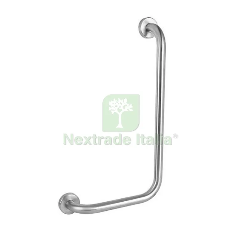 Corrimano Angolare con Montante a Destra cm. 35 x 65 dx Acciaio Inox — Casalinghi e organizzazione — rif. FERX.DIA151-322-AC