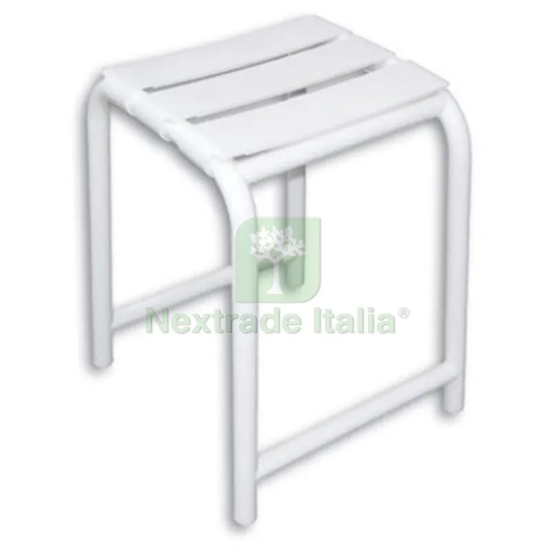 Sgabello da Bagno H. 53 cm Bianco — Arredo — rif. FERX.DIA151-402