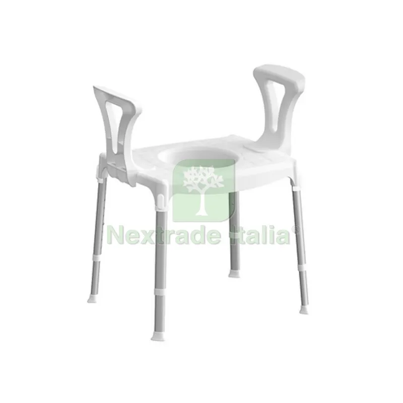 Sedia Comoda con Braccioli Bianco — Arredo — rif. FERX.DIA151-4180 Sedia Comoda con Braccioli Bianco — Arredo — rif. FERX.DIA151-4180