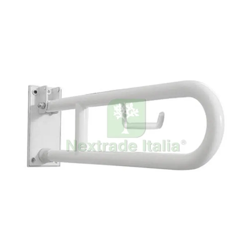 Barra di Sostegno Ribaltabile con Portacarta Igienica cm 80 — Accessori bagno — rif. FERX.DIA151-7401-80 Barra di Sostegno Ribaltabile con Portacarta Igienica cm 80 — Accessori bagno — rif. FERX.DIA151-7401-80