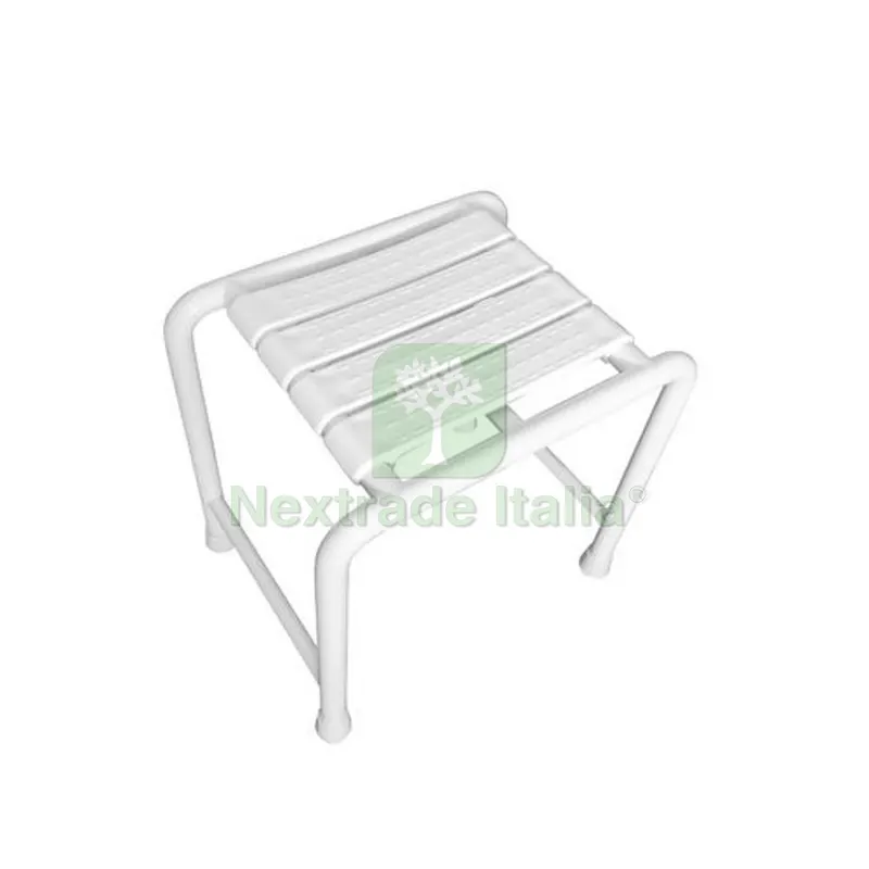 Sgabello da Bagno Bianco - — Arredo — rif. FERX.DIA151-7502