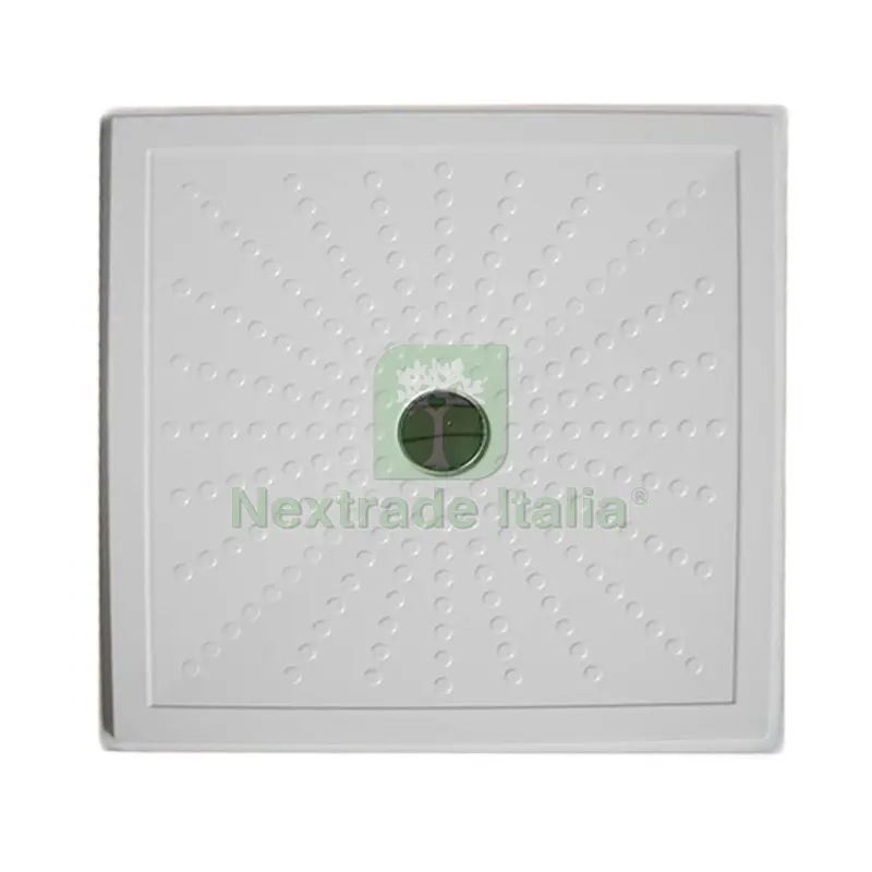PIATTO DOCCIA PER DISABILI FILO PAVIMENTO IN VETRO RESINA CON PILETTA 70 x 70 — Rubinetti e valvole — rif. FERX.DIA151-900-70 PIATTO DOCCIA PER DISABILI FILO PAVIMENTO IN VETRO RESINA CON PILETTA 70 x 70 — Rubinetti e valvole — rif. FERX.DIA151-900-70