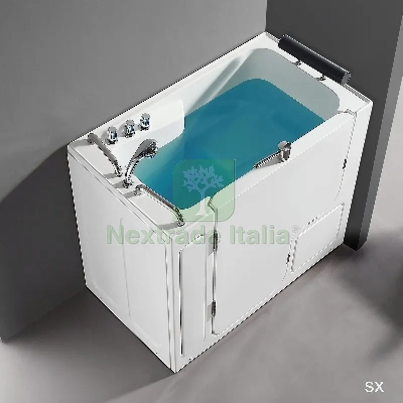 VASCA PER ANZIANI MODELLO LEDA Versione Centro Parete — Raccordi a pressare e multistrato — rif. FERX.DIA151-V1020-CP VASCA PER ANZIANI MODELLO LEDA Versione Centro Parete — Raccordi a pressare e multistrato — rif. FERX.DIA151-V1020-CP