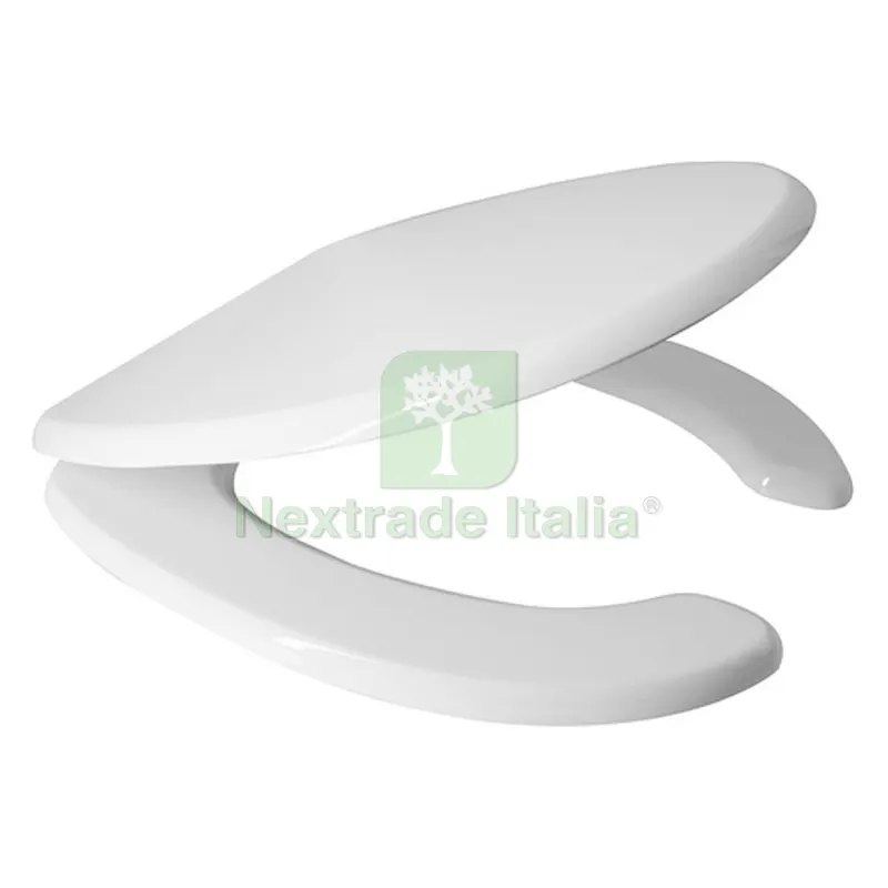 Sedile WC per Disabili Universale Matteo Bianco - Cerniere a passanti — Sanitari e ceramiche — rif. FERX.DIA152-C902 Sedile WC per Disabili Universale Matteo Bianco - Cerniere a passanti — Sanitari e ceramiche — rif. FERX.DIA152-C902