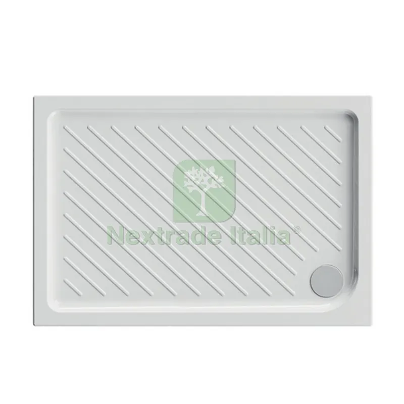 PIATTO DOCCIA RETTANGOLARE IN CERAMICA DOLOMITE GEMMA 2 H. 7 cm 80 x 120 H. 7 — Rubinetti e valvole — rif. FERX.DIA179-DG7120-80120 PIATTO DOCCIA RETTANGOLARE IN CERAMICA DOLOMITE GEMMA 2 H. 7 cm 80 x 120 H. 7 — Rubinetti e valvole — rif. FERX.DIA179-DG7120-80120