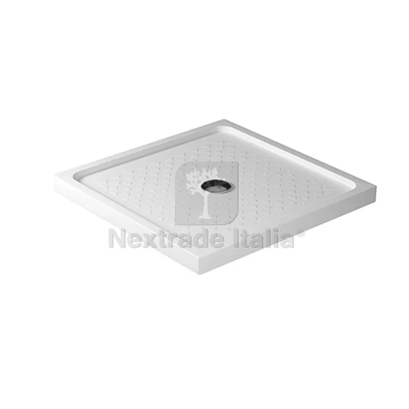 PIATTO DOCCIA QUADRATO IN CERAMICA H. 6 cm 90 x 90 H. 6 — Rubinetti e valvole — rif. FERX.DIA179-G06100-90