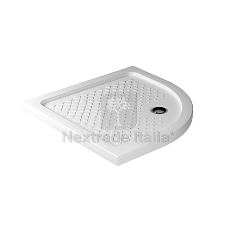 PIATTO DOCCIA ANGOLARE IN CERAMICA H. 6 cm 80 x 80 H. 6 — Rubinetti e valvole — rif. FERX.DIA179-G06130-80