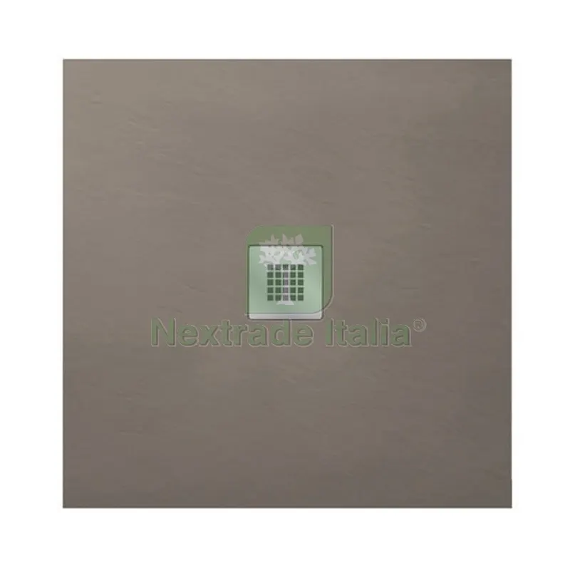 PIATTO DOCCIA MOD. ESTASI QUADRATO Tortora - cm 80 x 80 — Rubinetti e valvole — rif. FERX.DIA179-LEQ-R080 PIATTO DOCCIA MOD. ESTASI QUADRATO Tortora - cm 80 x 80 — Rubinetti e valvole — rif. FERX.DIA179-LEQ-R080
