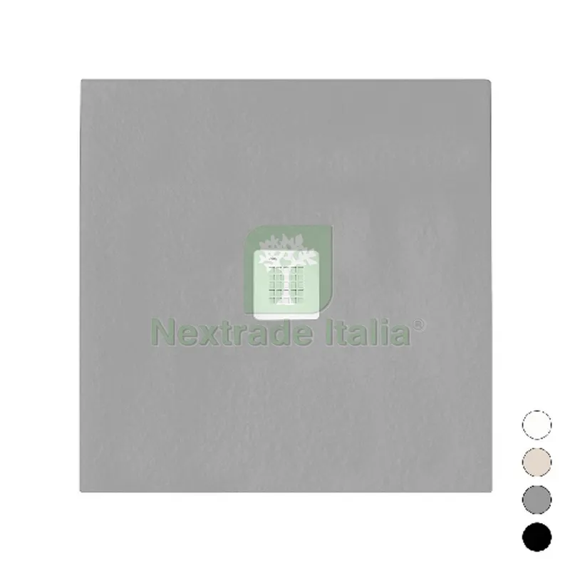 PIATTO DOCCIA LINEA EMOTION MOD. SERENITY QUADRATO Bianco 9003 - cm 100 x 100 — Rubinetti e valvole — rif. FERX.DIA179-MSQ-B100 PIATTO DOCCIA LINEA EMOTION MOD. SERENITY QUADRATO Bianco 9003 - cm 100 x 100 — Rubinetti e valvole — rif. FERX.DIA179-MSQ-B100