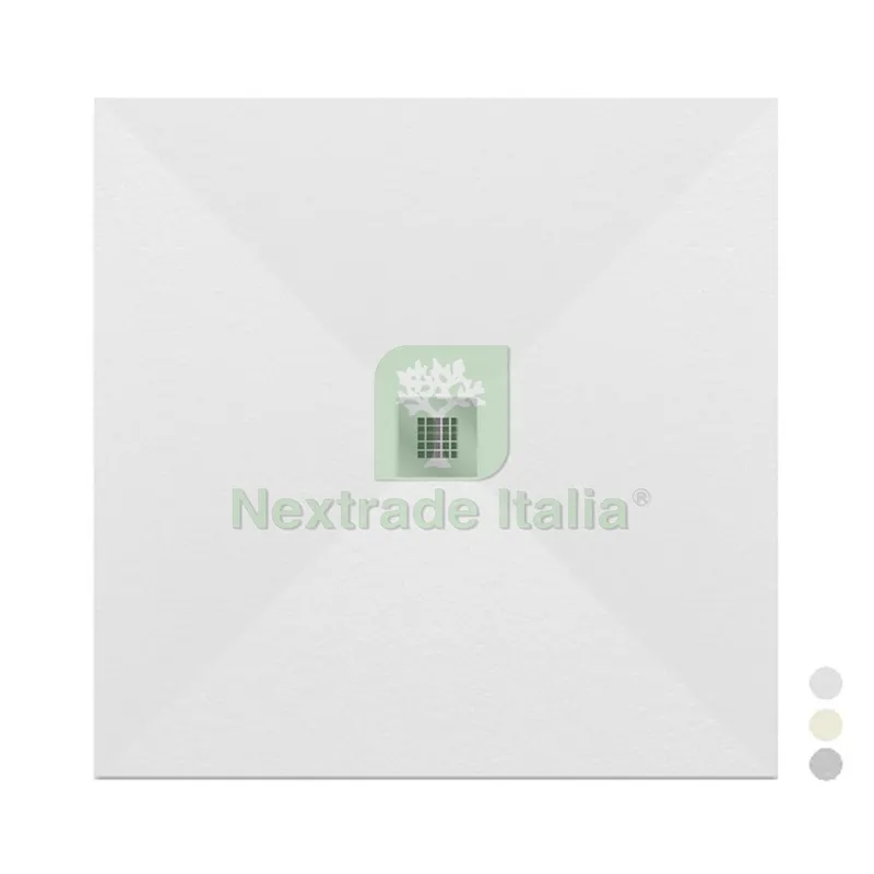 PIATTO DOCCIA LINEA BLISS QUADRO Bianco 9003 - cm 80 x 80 — Rubinetti e valvole — rif. FERX.DIA179-NEQ-B080 PIATTO DOCCIA LINEA BLISS QUADRO Bianco 9003 - cm 80 x 80 — Rubinetti e valvole — rif. FERX.DIA179-NEQ-B080