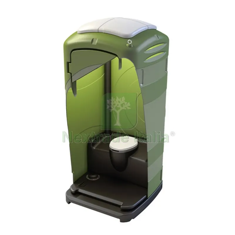 BAGNO MOBILE CON WC CHIMICO ACQUA PULITA MOD. MILANO Verde — Accessori bagno — rif. FERX.DIA179-WA10-V