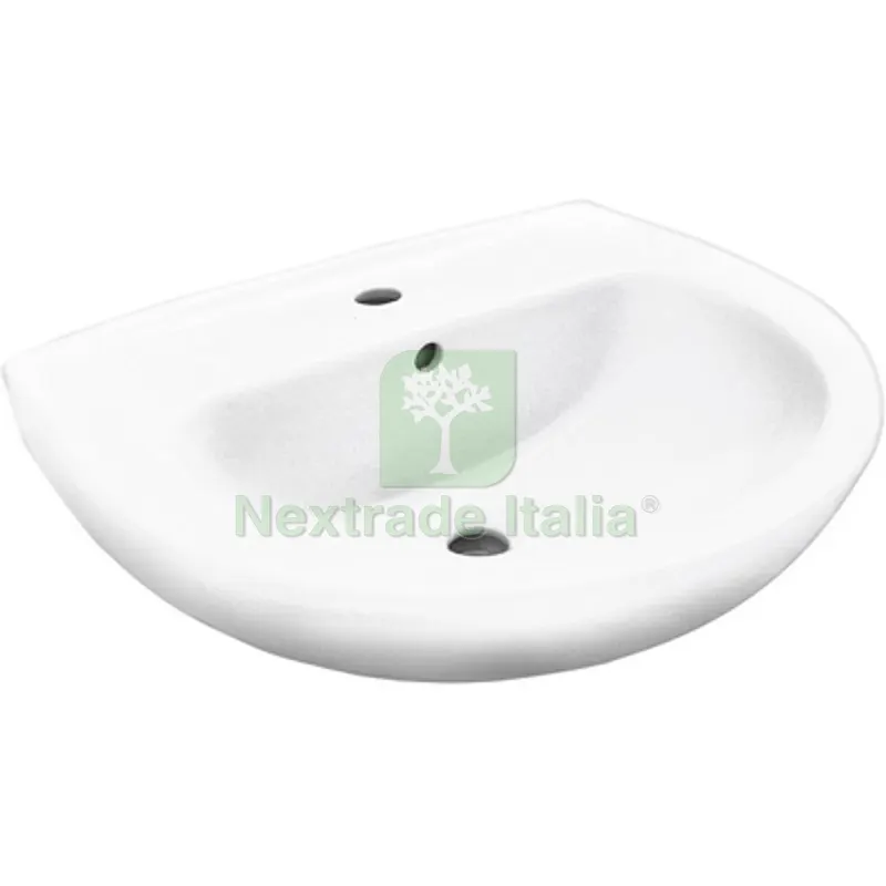 LAVABO FELCE Monoforo L. 64 cm — Sanitari e ceramiche — rif. FERX.DIA180-F100-M64 LAVABO FELCE Monoforo L. 64 cm — Sanitari e ceramiche — rif. FERX.DIA180-F100-M64