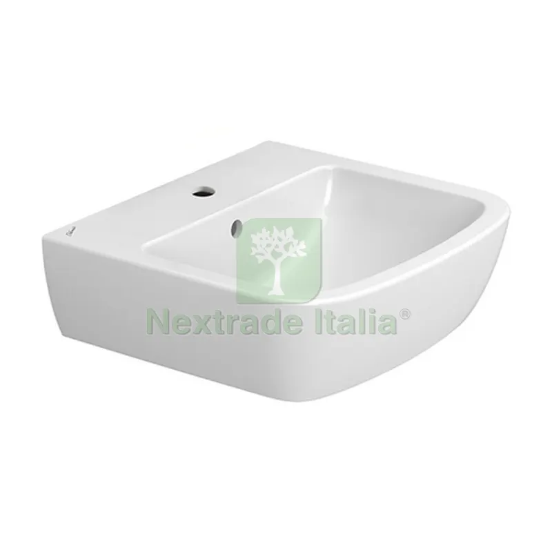 LAVABO GEMMA 2 Monoforo L. 60 cm — Sanitari e ceramiche — rif. FERX.DIA181-DG100-60 LAVABO GEMMA 2 Monoforo L. 60 cm — Sanitari e ceramiche — rif. FERX.DIA181-DG100-60