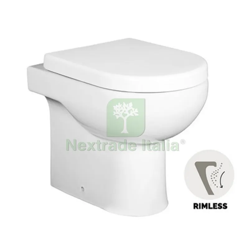 Vaso Klio Rimless Filo Muro Scarico Universale — Vasi e fioriere — rif. FERX.DIA181-K401 Vaso Klio Rimless Filo Muro Scarico Universale — Vasi e fioriere — rif. FERX.DIA181-K401