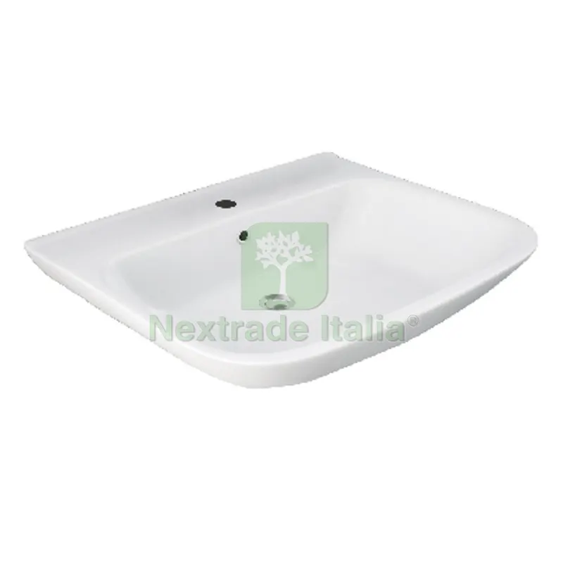 LAVABO ORIGIN Monoforo L. 65 cm — Sanitari e ceramiche — rif. FERX.DIA181-O100-65 LAVABO ORIGIN Monoforo L. 65 cm — Sanitari e ceramiche — rif. FERX.DIA181-O100-65