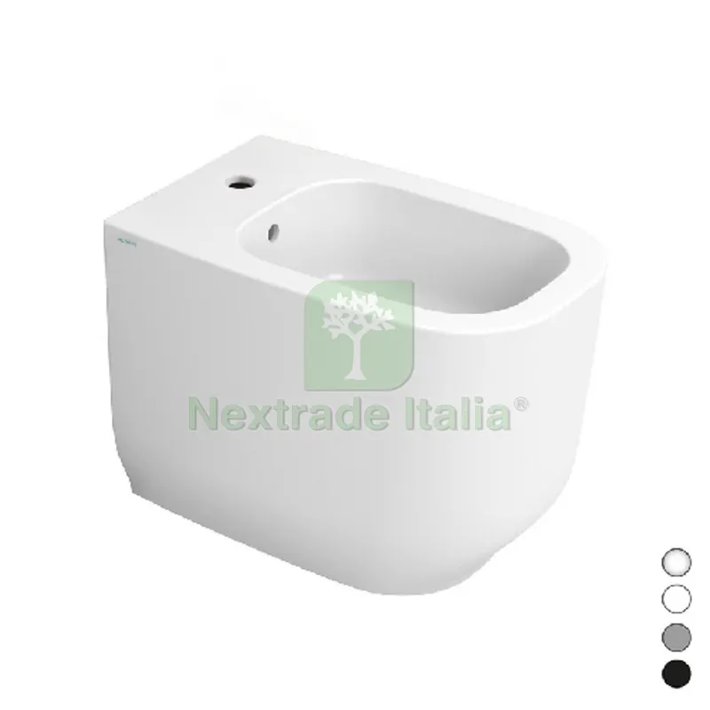 BIDET FILO MURO BTW ALBA Bianco Opaco — Sanitari e ceramiche — rif. FERX.DIA182-DA350-BO