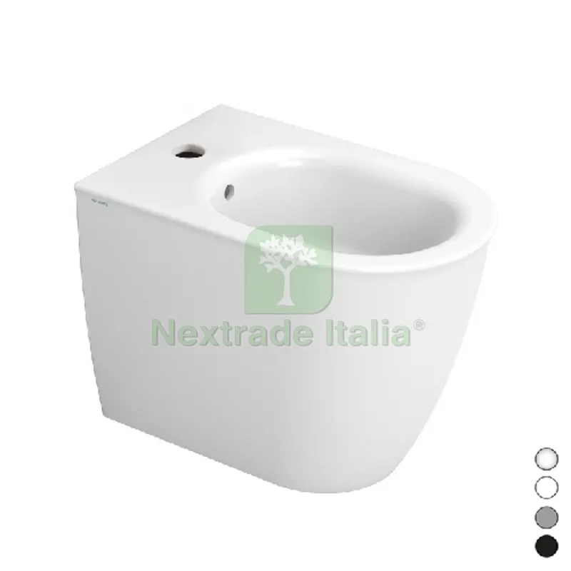 BIDET FILO MURO BTW MAYKA Bianco — Sanitari e ceramiche — rif. FERX.DIA182-DM350-BI BIDET FILO MURO BTW MAYKA Bianco — Sanitari e ceramiche — rif. FERX.DIA182-DM350-BI