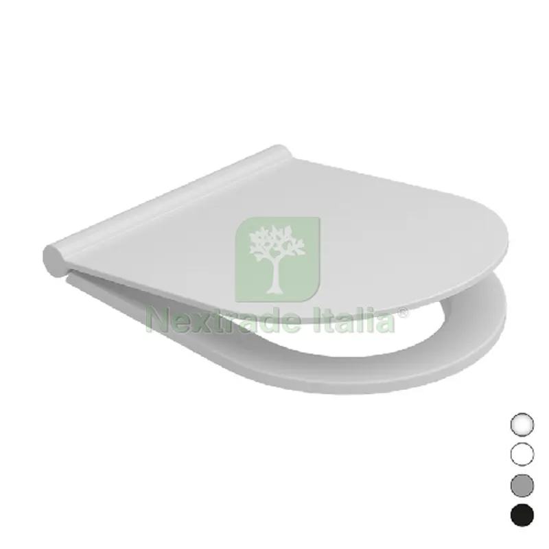 SEDILE WC IN TERMOINDURENTE SOFT CLOSING MAYKA Bianco Opaco — Sanitari e ceramiche — rif. FERX.DIA182-DM901-BO SEDILE WC IN TERMOINDURENTE SOFT CLOSING MAYKA Bianco Opaco — Sanitari e ceramiche — rif. FERX.DIA182-DM901-BO
