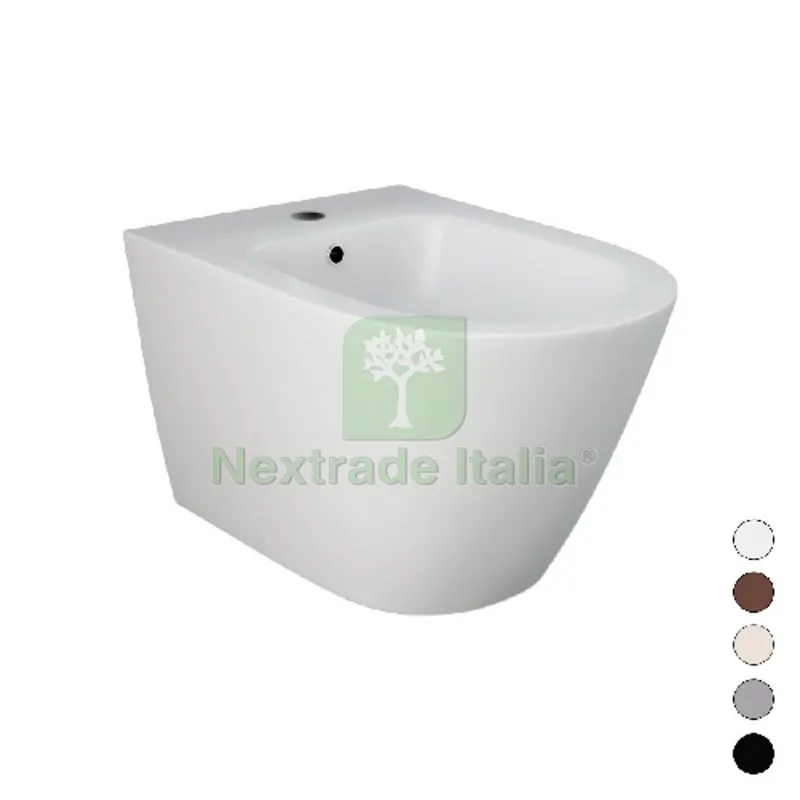 BIDET SOSPESO FEELING FISSAGGIO NASCOSTO Er. Rub - Grigio Opaco Mat — Sanitari e ceramiche — rif. FERX.DIA182-F312-RGM