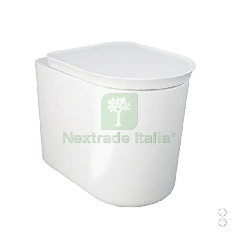VASO FILO MURO VALET RIMLESS Bianco Alpino — Vasi e fioriere — rif. FERX.DIA182-J450-BA
