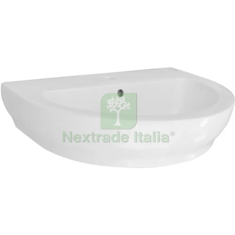 LAVABO MOON Monoforo L. 65 cm — Sanitari e ceramiche — rif. FERX.DIA182-S100-65