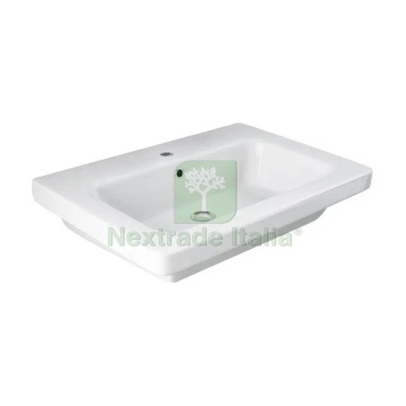 LAVABO RESORT Monoforo L. 65 cm — Sanitari e ceramiche — rif. FERX.DIA182-V100-65 LAVABO RESORT Monoforo L. 65 cm — Sanitari e ceramiche — rif. FERX.DIA182-V100-65