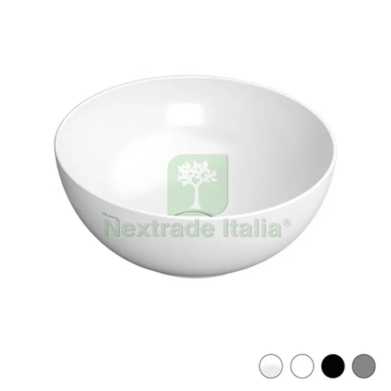 LAVABO DA APPOGGIO CIOTOLA NOEMI Diam. 44 Grigio Cemento — Cemento, malte e collanti edili — rif. FERX.DIA185-DNAC-44GR