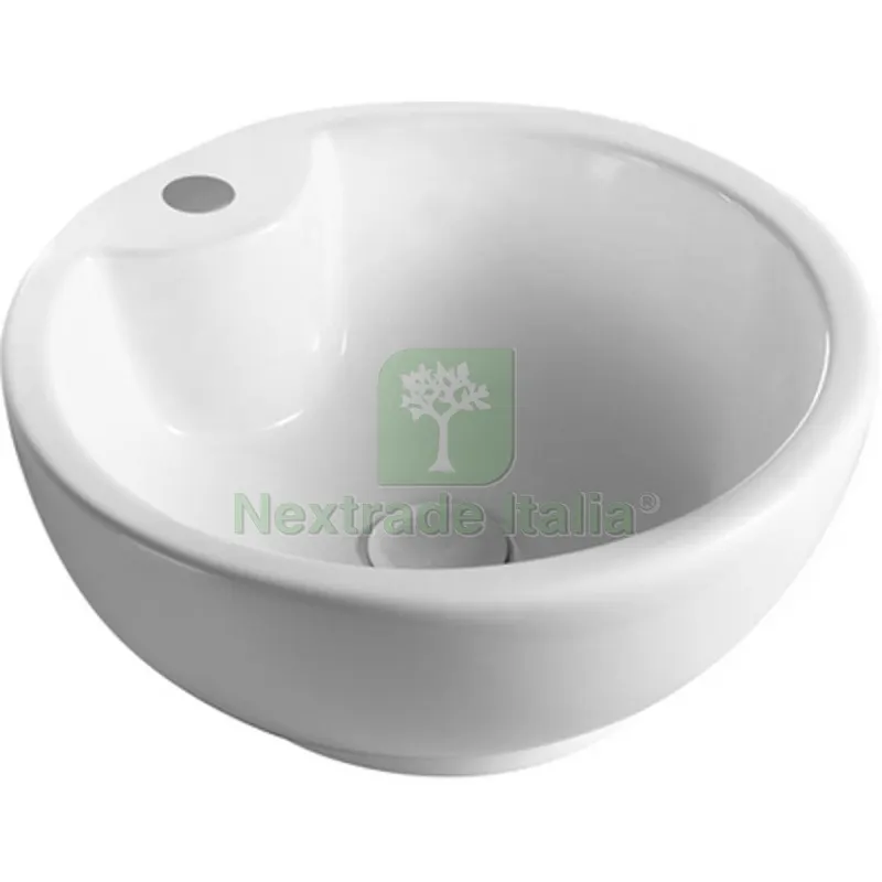 LAVABO DA APPOGGIO MOD. LA30 DM 40 Bianco — Sanitari e ceramiche — rif. FERX.DIA185-LA30