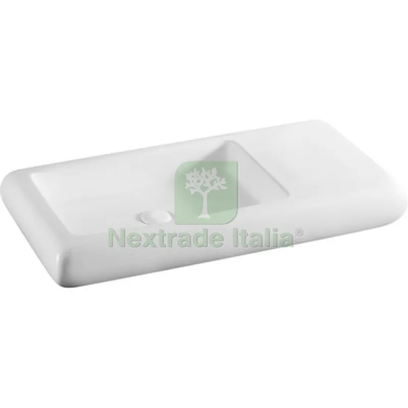 LAVABO DA APPOGGIO MOD. LA33 CM 80 X 42 Bianco — Sanitari e ceramiche — rif. FERX.DIA185-LA33