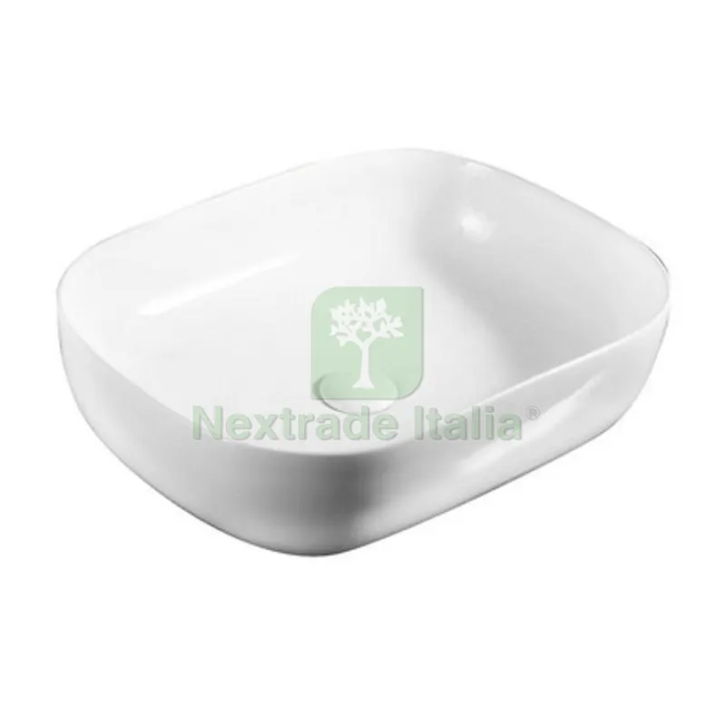 LAVABO DA APPOGGIO LA48 CM 49 X 39,5 Bianco — Sanitari e ceramiche — rif. FERX.DIA185-LA48