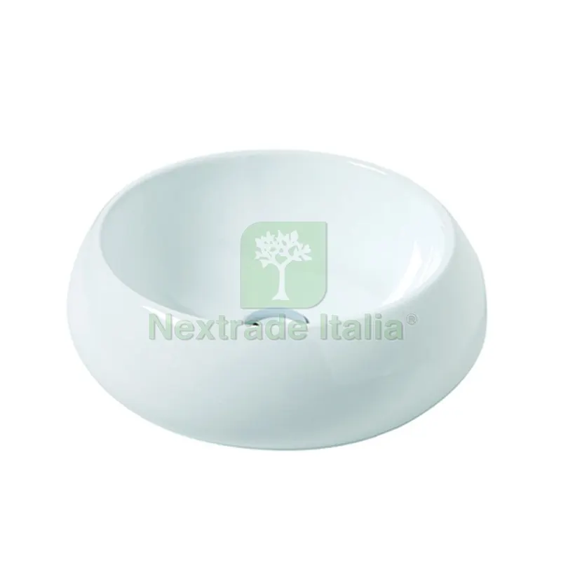 LAVABO DA APPOGGIO MOD. LA65 CM 45 Bianco — Sanitari e ceramiche — rif. FERX.DIA185-LA65