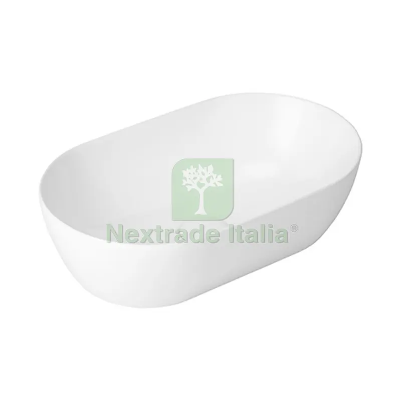 LAVABO DA APPOGGIO MOD. LA71 CM 50 X 30 Bianco — Sanitari e ceramiche — rif. FERX.DIA185-LA71 LAVABO DA APPOGGIO MOD. LA71 CM 50 X 30 Bianco — Sanitari e ceramiche — rif. FERX.DIA185-LA71