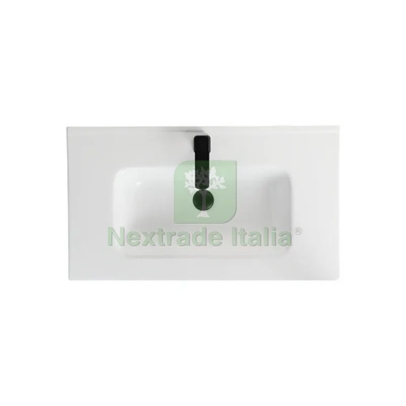 CONSOLLE CON VASCA CENTRALE MOD. 03 cm 81x39.5x18 Bianco lucido — Accessori bagno — rif. FERX.DIA185-LCC03-080 CONSOLLE CON VASCA CENTRALE MOD. 03 cm 81x39.5x18 Bianco lucido — Accessori bagno — rif. FERX.DIA185-LCC03-080